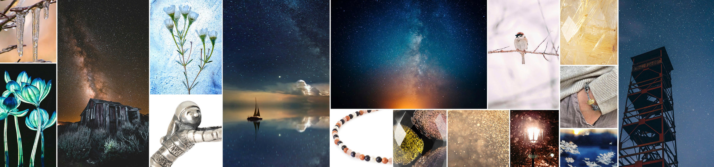 Trollbeads winter moodboard Stars & Wishes