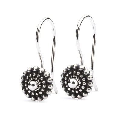 Sun Circle Earrings with Silver Earring Hooks