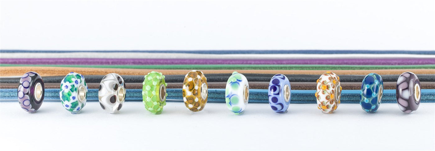 Single Strand Leather Bracelet Set - Mix Color